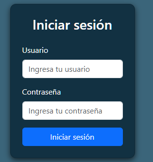 Proceso Login